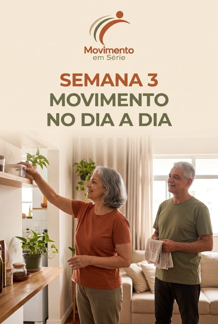 Capa do módulo Semana 3, Movimento no dia a dia